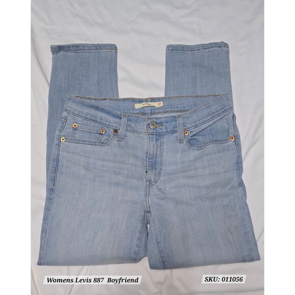 Women's Levi's 887 Stellar Stretch Boyfriend Relaxed Fit Tapered  Size W27xL27 - Picture 1 of 6